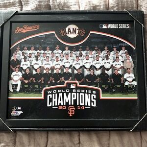 2014 framed San Francisco Giants World Series champions portrait